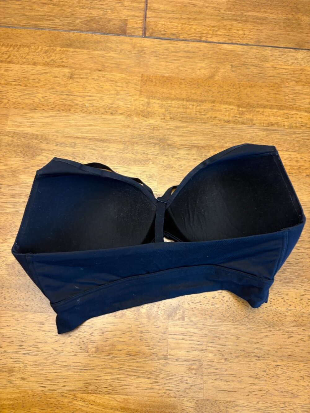 Victoria's Secret Uplift No Wire Bra Sz 34DD Black Push Up Wireless Comfy - Picture 4 of 8